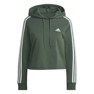 Kort sweatshirt med 3 striber til kvinder adidas Essentials image-0