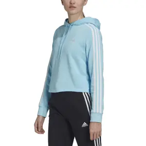 Kort sweatshirt med 3 striber til kvinder adidas Essentials image-4
