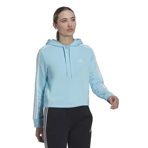 Kort sweatshirt med 3 striber til kvinder adidas Essentials image-2