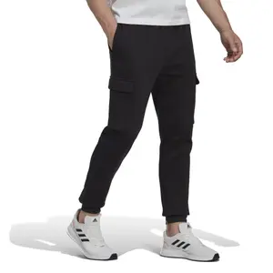 Pantaloni da jogging affusolati in felpa adidas Essentials image-4