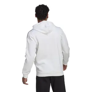 Huvtröja i fleece med 3 ränder adidas Essentials image-4