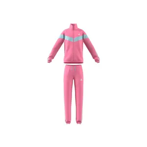 Trainingsanzug aus Polyester mit Farbblöcken Mädchen adidas Aeroready image-0