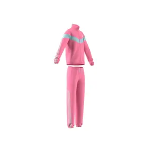 Trainingsanzug aus Polyester mit Farbblöcken Mädchen adidas Aeroready image-1