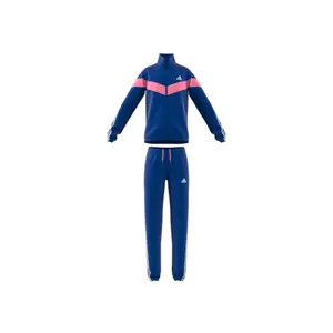 Tuta da ginnastica bambina in poliestere color-block adidas Aeroready image-0