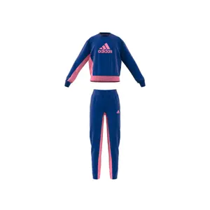 Trainingsanzug aus Baumwolle mit Sportabzeichen, Mädchen adidas image-0