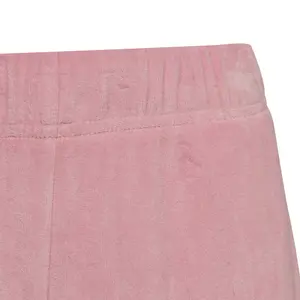 Calças de fato de treino para menina adidas 45 Lounge Velour Regular image-2