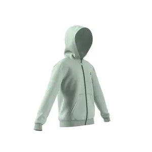 Dziewczęca welurowa bluza z kapturem adidas Lounge image-2