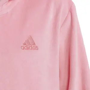 Hættetrøje i velour til piger adidas Lounge image-4