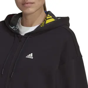 Women's multicolored logo zip-up hoodie adidas Essentials image-5