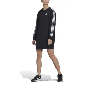 Vestido de mujer con cuello redondo de 3 rayas adidas Essentials image-4