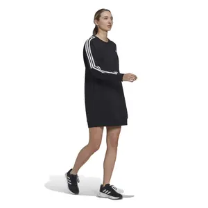Vestido de mujer con cuello redondo de 3 rayas adidas Essentials image-2