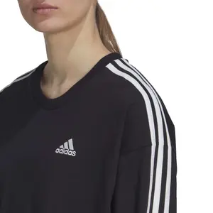 Vestido de mujer con cuello redondo de 3 rayas adidas Essentials image-5