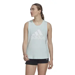 Camiseta de tirantes con logo para mujer adidas Essentials image-2