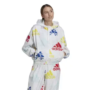 Wasserdichte Jacke für Frauen adidas Essentials Multi-Colored Logo image-2