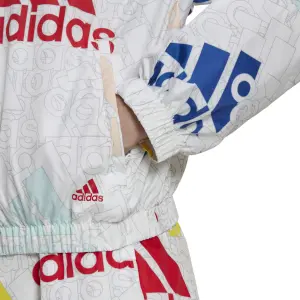 Wasserdichte Jacke für Frauen adidas Essentials Multi-Colored Logo image-4