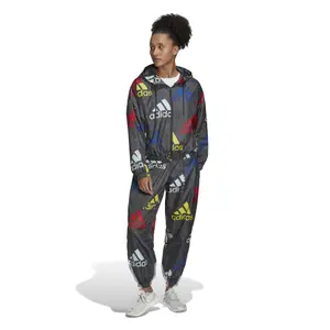 Kurzes Sweatshirt mit mehrfarbigem Logo, Frau adidas Essentials image-5