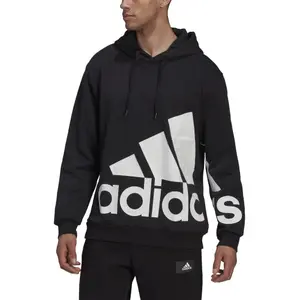 Fleece-sweatshirt med logo adidas Essentials Giant image-4