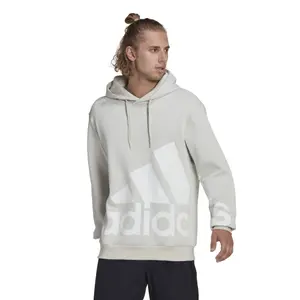 Fleece-sweatshirt med hætte og logo adidas Essentials Giant image-1
