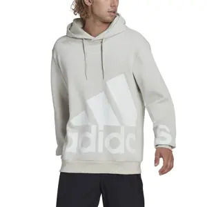 Fleece-sweatshirt med hætte og logo adidas Essentials Giant image-4