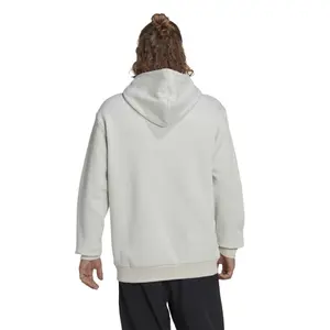 Fleece-sweatshirt med hætte og logo adidas Essentials Giant image-5