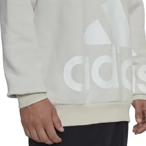 Fleece-sweatshirt med hætte og logo adidas Essentials Giant image-6