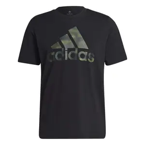 Camiseta con estampado de camuflaje adidas Essentials image-3