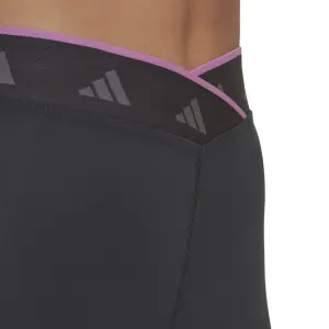 Women's elastic V-shaped leggings adidas Techfit image-4