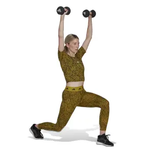 Leggings Damen adidas Techfit Pixeled Camo image-3