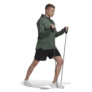 Varm træningssweatshirt med hætte og lynlås adidas image-5