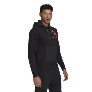 Sweatshirt med hætte adidas Essentials BrandLove image-3