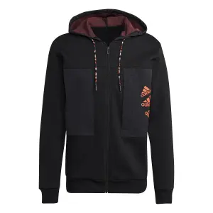 Capuchon met volledige rits adidas Essentials BrandLove image-0