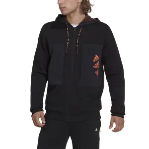 Capuchon met volledige rits adidas Essentials BrandLove image-2