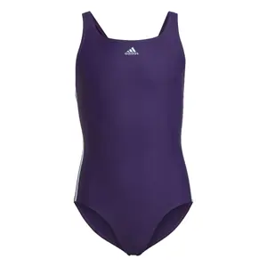 Traje de baño de 1 pieza con 3 rayas para niña adidas Athly image-0
