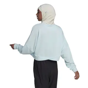 Løstsiddende sweatshirt til kvinder adidas Aeroready Studio image-3