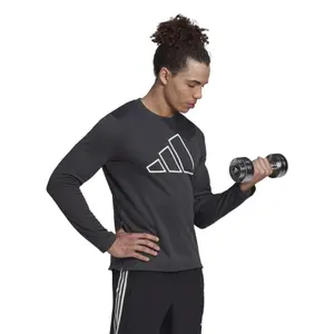 Træningssweatshirt med rund hals og 3-bar-logo adidas Train Icons image-4