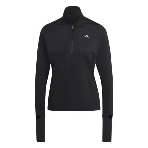 Maglia donna a manica lunga e mezza zip adidas Fast image-0