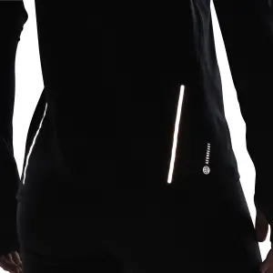 Maglia donna a manica lunga e mezza zip adidas Fast image-6