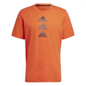 Camiseta con logotipo adidas Designed to Move image-0