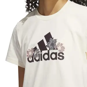 Camiseta gráfica floral para mujer adidas image-6