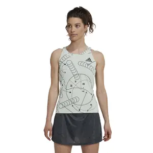 Women's tennis club graphic tank top adidas image-1