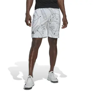 Tennisclub-Shorts mit Aufdruck adidas Graphic image-2
