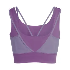 Brassière brillant à maintien moyen femme adidas Powerimpact image-3