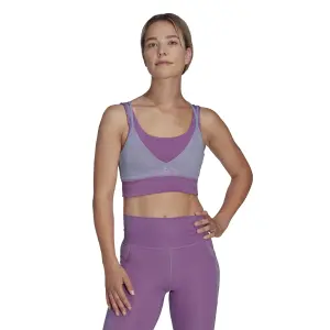 Brassière brillant à maintien moyen femme adidas Powerimpact image-1