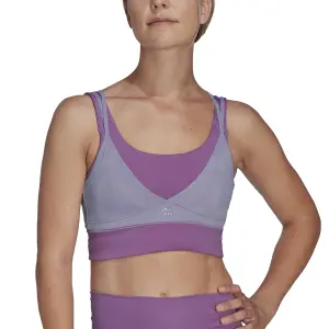 Brassière brillant à maintien moyen femme adidas Powerimpact image-2