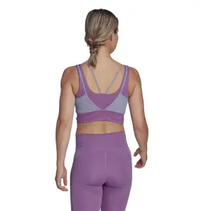 Brassière brillant à maintien moyen femme adidas Powerimpact image-4