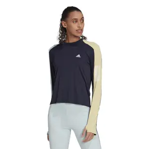 Women's long sleeve color block running jersey adidas Own the Run image-1