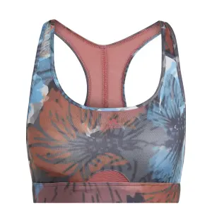 Sujetador estampado de soporte medio para mujer adidas Powerreact image-0