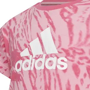 T-shirt regular en coton à imprimé animal hybride fille adidas Future Icons image-3