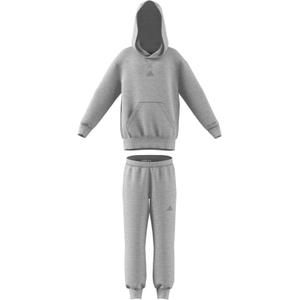 Tuta da ginnastica in pile con cappuccio per bambini adidas image-1