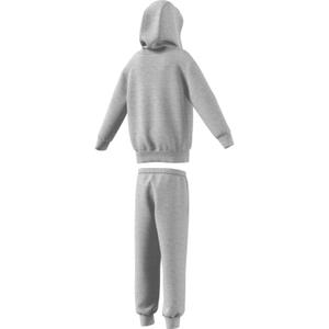 Tuta da ginnastica in pile con cappuccio per bambini adidas image-2